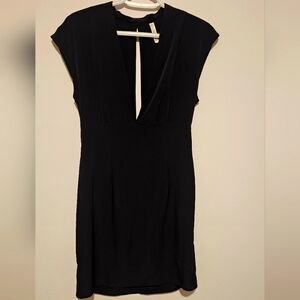 Roy Beca Small black deep cut dress
